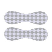 グレーとラベンダーのダイヤモンドパターン 野球ボール (パネル)