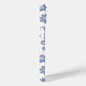 グレーとラベンダーフローラルパターン Case-Mate iPhoneケース (裏面 / 右)