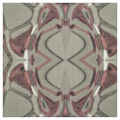 グレーとレッド抽象芸術アート ファブリック (見本)