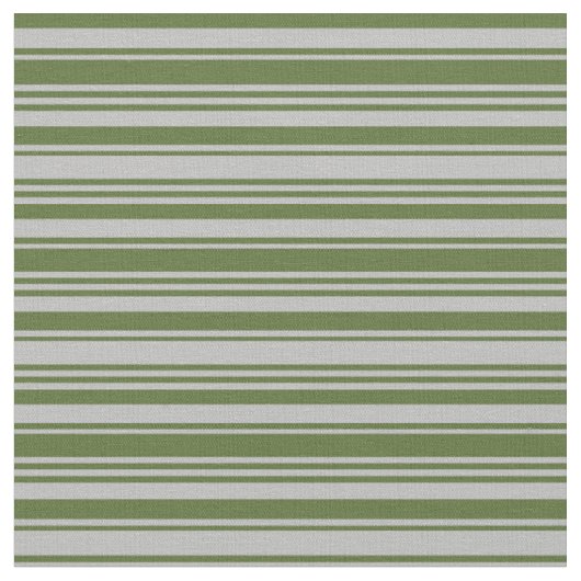 グレーと濃いオリーブ緑の色パターン ファブリック (クローズアップ)