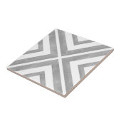 グレーと白のジオメトリ タイル (側面)