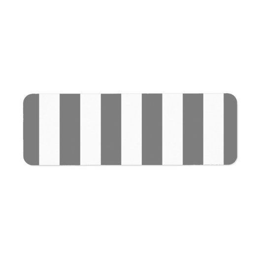 グレーと白のストライプ ラベル (正面)