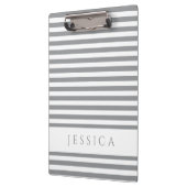 グレーと白のパタストライプのーン名 クリップボード (左)