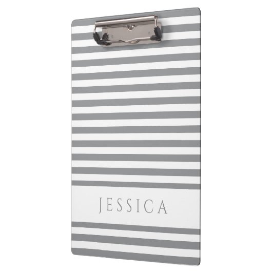 グレーと白のパタストライプのーン名 クリップボード (左)