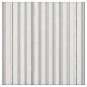 グレーと白のパタストライプのーン ファブリック (見本)