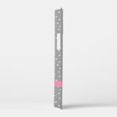 グレーと白のピンクボウCase-Mate iPhoneケース Case-Mate iPhoneケース (裏面 / 右)