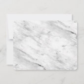 グレーと白のロマンチックなブラシ付きフレーム(写真付) セーブザデート (裏面)