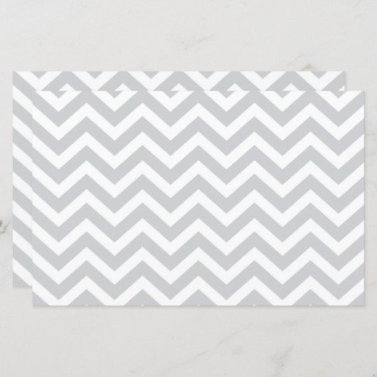 グレーと白の厚いシボ結婚ロンのV1カードストック (正面/裏面)