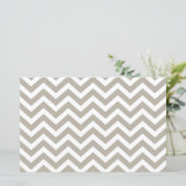 グレーと白の厚いシボ結婚ロンのV4カードストック (スタンド正面)