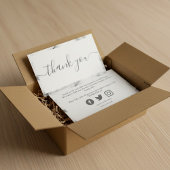 グレーと白の大理石の効果、お感謝してい客様のニーズ エンクロージャーカード