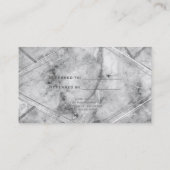 グレーと白の大理石は友人のクライアントカードを参照 紹介カード (裏面)
