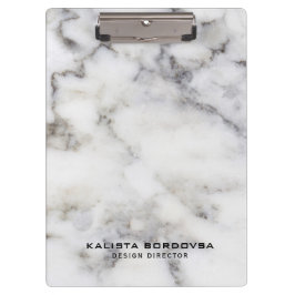 グレーと白の大理石石 クリップボード