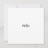 グレーと白の子猫お花に座ってこんにちわ (裏面)