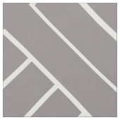 グレーと白の幾何学四角形と線 ファブリック (クローズアップ)