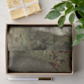 グレーと白の猫のEphemeraデコパージュ 薄葉紙 (ギフト)