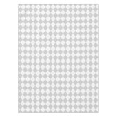 グレーと白アーガイル テーブルクロス (正面)