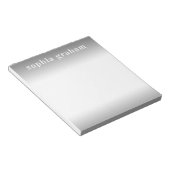 グレーと白グラデーション ノートパッド (アングル)