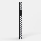 グレーと白ストライプのiPhone 5ケース Case-Mate iPhoneケース (裏面/右)