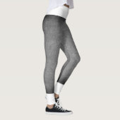 グレーと白黒 レギンス (右)