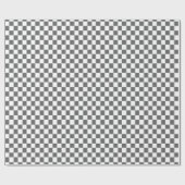 グレーと白 ラッピングペーパー (フラット)