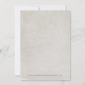 グレーと色彩の鮮やか金ゴールドの輝き日付カードの保存 セーブザデート (裏面)