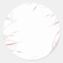 グレーと赤面がミニマリストを飾結婚る ラウンドシール