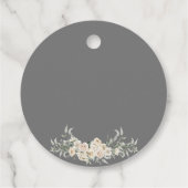 グレーと金ゴールドフローライスラム結婚教徒 フェイバータグ (裏面)