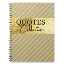 グレーと金ゴールド引用文コレクション