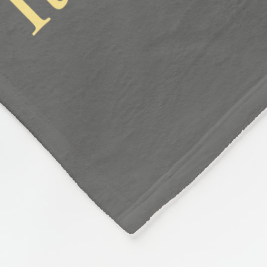 グレーと金ゴールド認識度リボンエンジェルブランケット フリースブランケット (角)