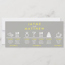 グレーと黄色のタイムラ結婚インへようこそバッグノート