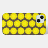 グレーと黄色のプリント、ケース – メイトiPhoneケース Case-Mate iPhoneケース (裏面 (横))