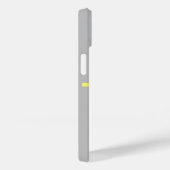 グレーと黄色のプリント、ケース – メイトiPhoneケース Case-Mate iPhoneケース (裏面 / 右)