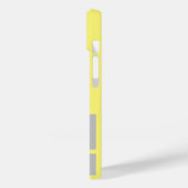 グレーと黄色のプリント、ケース – メイトiPhoneケース Case-Mate iPhoneケース (裏面 / 左)