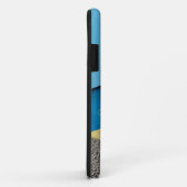 グレーと黄色の壁の電話ケース Case-Mate iPhoneケース (裏面/右)