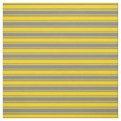 グレーと黄色の色の線 ファブリック (見本)