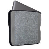 グレーと黒のコンピュータスリーブ ラップトップスリーブ (正面右)