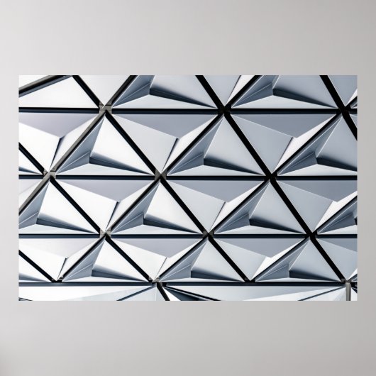 グレーと黒のデジタル壁紙 ポスター (正面)