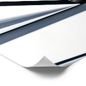 グレーと黒のデジタル壁紙 ポスター (角)