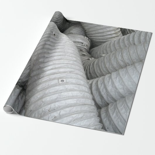 グレーと黒の布のソファ ラッピングペーパー (アンロールド)