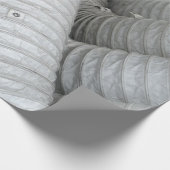 グレーと黒の布のソファ ラッピングペーパー (角)