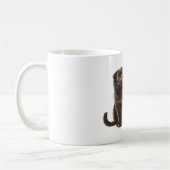 グレーにゃんこ猫 コーヒーマグカップ (左)