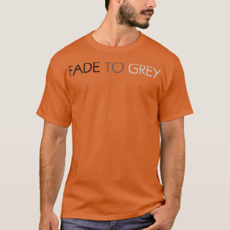 グレーにフェード Tシャツ