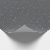 グレーに雨滴 ラッピングペーパー (角)