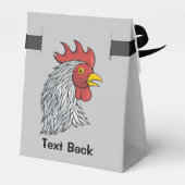 グレーのねずみの頭 フェイバーボックス (裏面サイド)