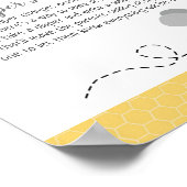 グレーのまわりに赤ちゃんシャワーおむつ思考ゲーム ポスター (角)