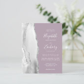グレーのアゲート マーブルの結婚式 (スタンド正面)