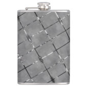 グレーのイメージを長方形に分割し、明るさのワイヤを作成 フラスク (正面)