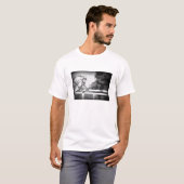 グレーのイングリッシュホースTシャツ Tシャツ (正面フル)