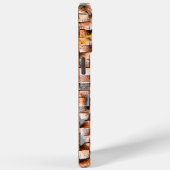 グレーのオレンジ色の粗いセラミックタイルの傷、デジタル Case-Mate iPhoneケース (裏面 / 右)