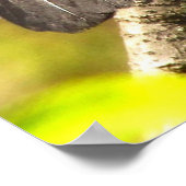 グレーのキャットバードが彼の歌のポスターを歌う ポスター (角)